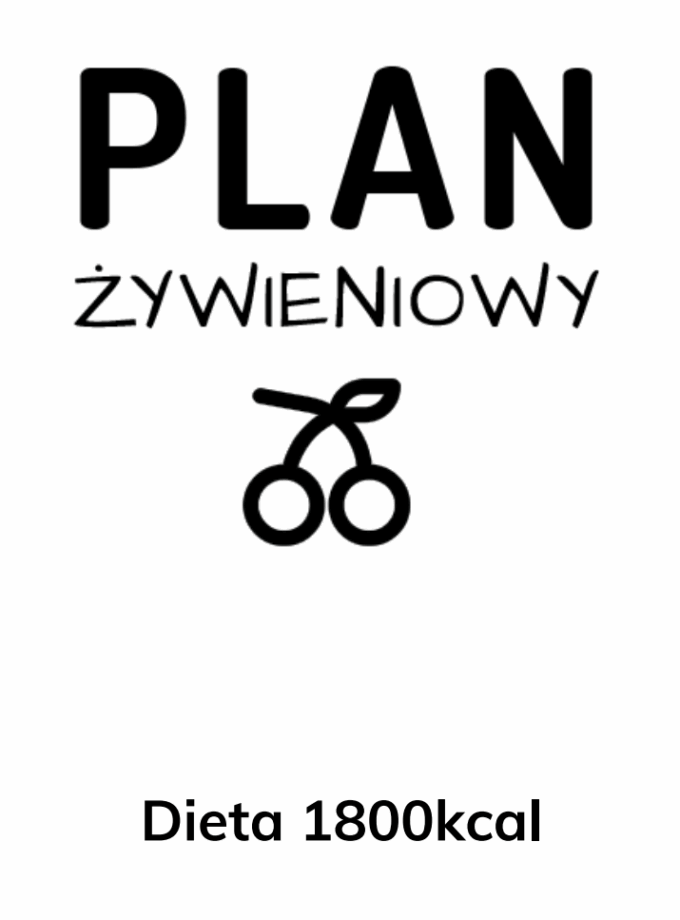 Dieta 1800kcal - 4 posiłki